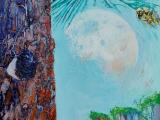 Moonrise over the Golden Pine Cone  ) 50 x 70 cm; 2026; 500€